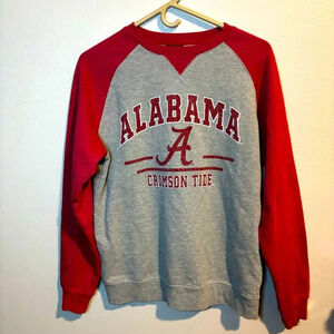 Colosseum Red and Gray Alabama Sweatshirt